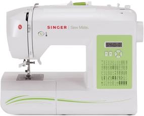 img 4 attached to 🧵 SINGER Sew Mate 5400 Удобная швейная машина: 60 встроенных стежков, 4 петли для пуговиц, нитконанес, автоматическое натяжение - Начните в любое время!