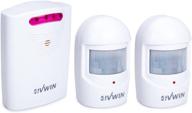 🚨 enhanced 4vwin driveway alarm for instantly alerting homeowners of approaching individuals logo