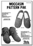 tandy leather moccasin pattern pack 62668-00: craft your own stylish footwear with ease! logo