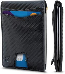 img 4 attached to 👜 Minimalist Leather Men's Accessories: Blocking Inside Pocket Wallets, Card Cases & Money Organizers