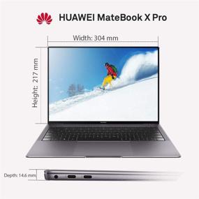 img 2 attached to 💼 HW-MateBook-XPro14 Blue mCover Hard Shell Case for 2018 Huawei MateBook X Pro Series Laptop