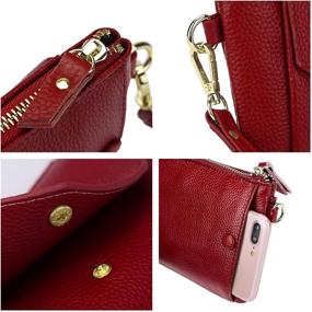 img 2 attached to YALUXE Wristlet Crossbody Cellphone Smartphone Women's Handbags & Wallets