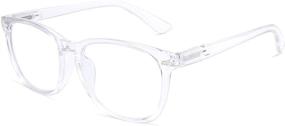 img 4 attached to FEISEDY Vintage Reading Blue Light Blocking Glasses: 👓 Stylish Eye Protection for Women and Men - B2519