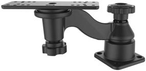 img 1 attached to 📲 RAM Mounts Horizontal 6” Swing Arm Mount for Fishfinders & Chartplotters RAM-109HU: Compatible with Garmin, Humminbird, Lowrance + More