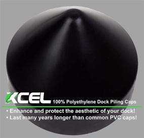 img 2 attached to Xcel Polyethylene Piling Round Black Sports & Fitness