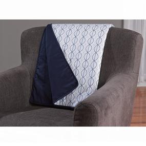 img 1 attached to Shop the Summer 4-Piece Classic Bedding Set: Nautical Navy with Adjustable Crib Skirt