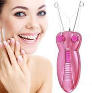 🌸 ec vision electric women facial hair remover: pink epilator trimmer for effective hair shaving & threading logo