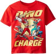 power rangers toddler sleeve t shirt: stylish boys' clothing for fans! logo