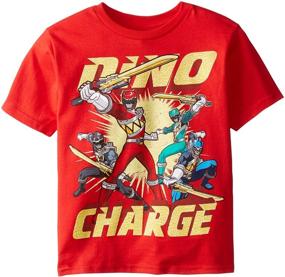 img 1 attached to Power Rangers Toddler Sleeve T Shirt: Stylish Boys' Clothing for Fans!