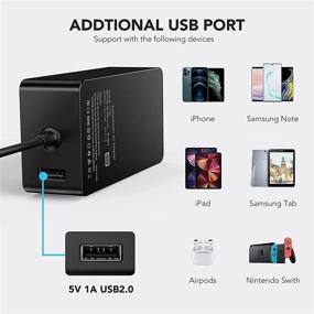 img 1 attached to KENUBI Surface Charger Compatible Microsoft