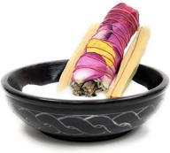 enhance your space with mama wunderbar smudge bowl kit: floral white sage, palo santo, and new moon white sand logo