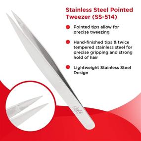 img 3 attached to 🔍 Seki Edge SS 514 Pointed Stainless Steel Tweezer for Enhanced Precision