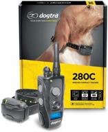 waterproof dogtra 280c: 127-level remote training e-collar with lcd screen, precise control up to ½-mile for dogs logo