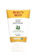 burt's bees acne pore refining scrub - pack of 3, 4-ounce tubes: effective skincare for acne & smoother pores logo