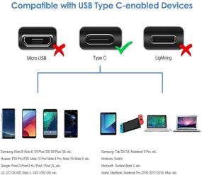 img 3 attached to Rankie USB-C to USB-A 3.0 Cable - Type C Charging and Data Transfer - 3 Pack, 3 ft