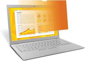 img 4 attached to 🔒 Enhance Privacy with 3M Gold Privacy Filter GF125W9B for 12.5" Widescreen Laptops