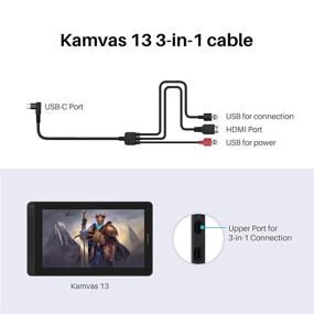 img 3 attached to HUION Cable， Compatible Kamvas ，CB05A