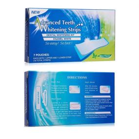 img 2 attached to Advanced Teeth Whitening Strips: Gentle & Effective for Sensitive Teeth, Professional Stain Removal, 7 Treatment 14 Strips (7 Pairs)