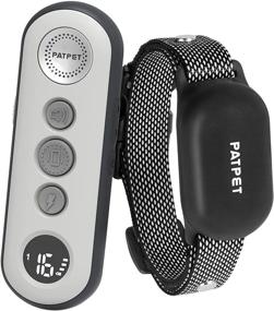 img 4 attached to 🐶 PATPET Dog Training Collar - 3 Safe Training Modes, Rechargeable & Waterproof - Remote Shock Collar for Dogs, 3000Ft Control - Ideal for Small Dogs (8-120 lbs) - Bark Collar with Remote