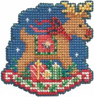 reindeer ornament mill hill mh182131 logo