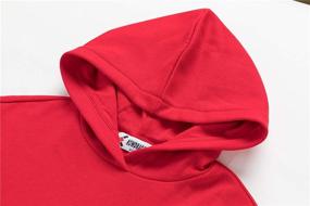 img 2 attached to KOWDRAGON Sweatshirts Brushed Pullover: Premium Boys' Clothing with Fashion Hoodies & Sweatshirts