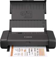 🖨️ canon pixma tr150 wireless mobile printer: airprint & cloud compatibility - black edition logo