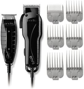 img 4 attached to Andis Professional Stylist Clipper and Trimmer Combo Kit: High-Speed Whisper Quiet Magnetic Motors and Ergonomic Design with Adjustable Blade and Comb Attachments