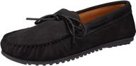 👞 minnetonka men's moccasin dusty brown loafers & slip-ons logo