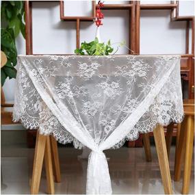 img 3 attached to 🥳 B COOL Classic Tablecloth with Embroidered Reception