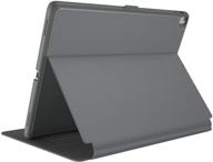 📱 speck products balance folio case and stand for apple ipad mini 4 - stormy grey/charcoal grey logo