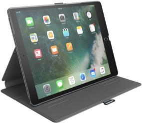 img 2 attached to 📱 Speck Products Balance Folio Case and Stand for Apple iPad Mini 4 - Stormy Grey/Charcoal Grey