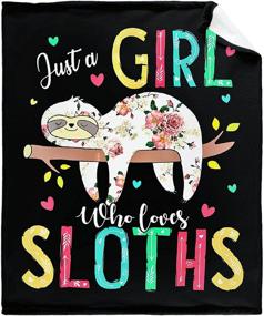 img 4 attached to 🦥 Sloth Lover's Rainbow Microfiber Quilted Blanket for Kids - Ideal for Air Conditioning, Sofa, Couch, Car, Chair, Living Room, Bedroom (Measurements: 50"x40" or 127cm x 102cm)