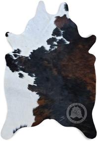 img 1 attached to 🐄 Sunshine Cowhides Mini Cowhide Rug Tricolor 90 x 60 cm: Authentic Pieles del Sol