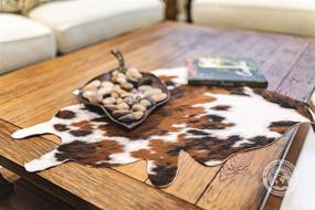 img 2 attached to 🐄 Sunshine Cowhides Mini Cowhide Rug Tricolor 90 x 60 cm: Authentic Pieles del Sol