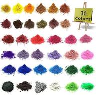 💄 36 pigmented mica powder set: ideal for soap making, bath bombs & makeup dye logo