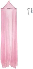 img 3 attached to Eimilaly Bed Canopy Mosquito Net - Pink Decor for Girls Room & Outdoor Protection