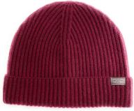 🧢 hickey freeman men's knit cashmere hat: luxurious 100% italian cashmere logo