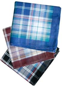 img 4 attached to COCOUSM Styles Classic Striped Handkerchiefs