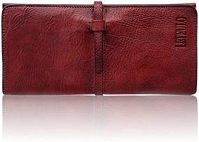 img 4 attached to 👛 Stylish Genuine Leather Women's Wallet: Card Organizer, Coin Purse & Ultrathin Design