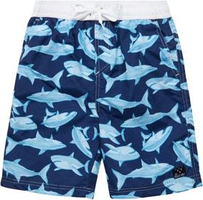 img 4 attached to Big Chill Boys Swim Trunks Boys' Clothing ~ Swim