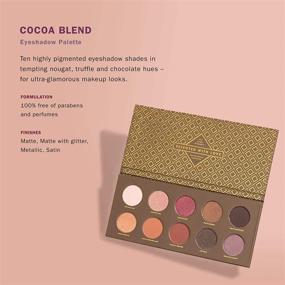 img 3 attached to 🍫 Палитра теней для век Cocoa Blend от ZOEVA - 10 насыщенных оттенков, теплые брауны, шоколадные, нейтральные тона, сатиновый, матовый, матово-блестящие, металлические оттенки, идеальные для всех цветов глаз.