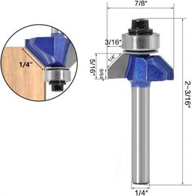 img 1 attached to Meihejia Shank Degree Chamfer Router