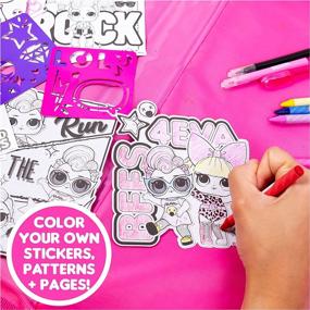 img 2 attached to L.O.L. Surprise! Sketch & Surprise Portfolio by Horizon Group USA, DIY Craft Kit - Includes 30-Page Sketch Pad, Coloring Pages, Scratch & Reveal Sticker Sheets, Gel Pens & More