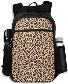 img 3 attached to LULUJAY Leopard Lightweight Packable Backpack
