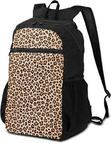 img 4 attached to LULUJAY Leopard Lightweight Packable Backpack