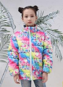 img 3 attached to Детская теплая куртка Lovekider Girls Puffer: утепленное зимнее пальто для детей от 4 до 12 лет - легкая и водонепроницаемая верхняя одежда