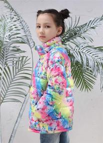 img 2 attached to Детская теплая куртка Lovekider Girls Puffer: утепленное зимнее пальто для детей от 4 до 12 лет - легкая и водонепроницаемая верхняя одежда