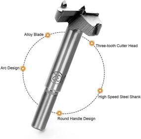 img 1 attached to 🪵 WEAVERBIRD Carbide Forstner Drill Bit for Woodworking