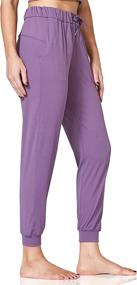 img 4 attached to 🏃 Женские легкие спортивные брюки Sunzel: Стильные потоотводящие штаны для йоги, бега и повседневной носки с карманами.