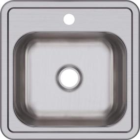 img 4 attached to 🔍 Optimized for SEO: Elkay D115151 Dayton Single Bowl Drop-in Stainless Steel Bar Sink